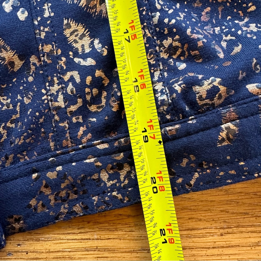 Ruby Rd. Navy And Copper Animal Print Jacket Size… - image 7
